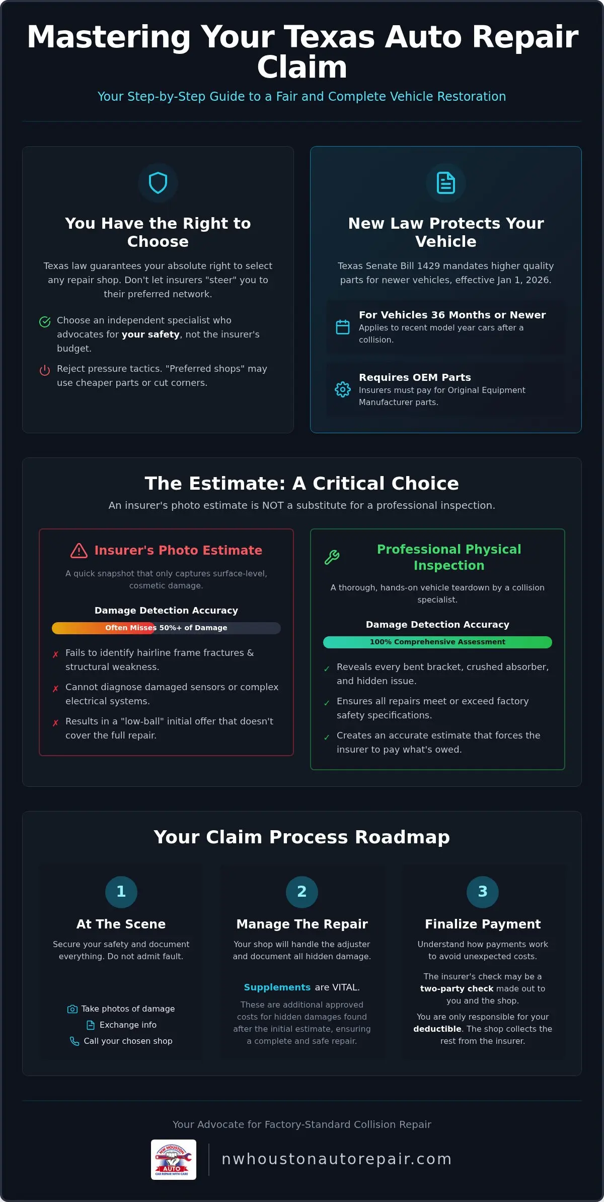 Texas Auto Insurance Claim Guide for Repairs (2026)
